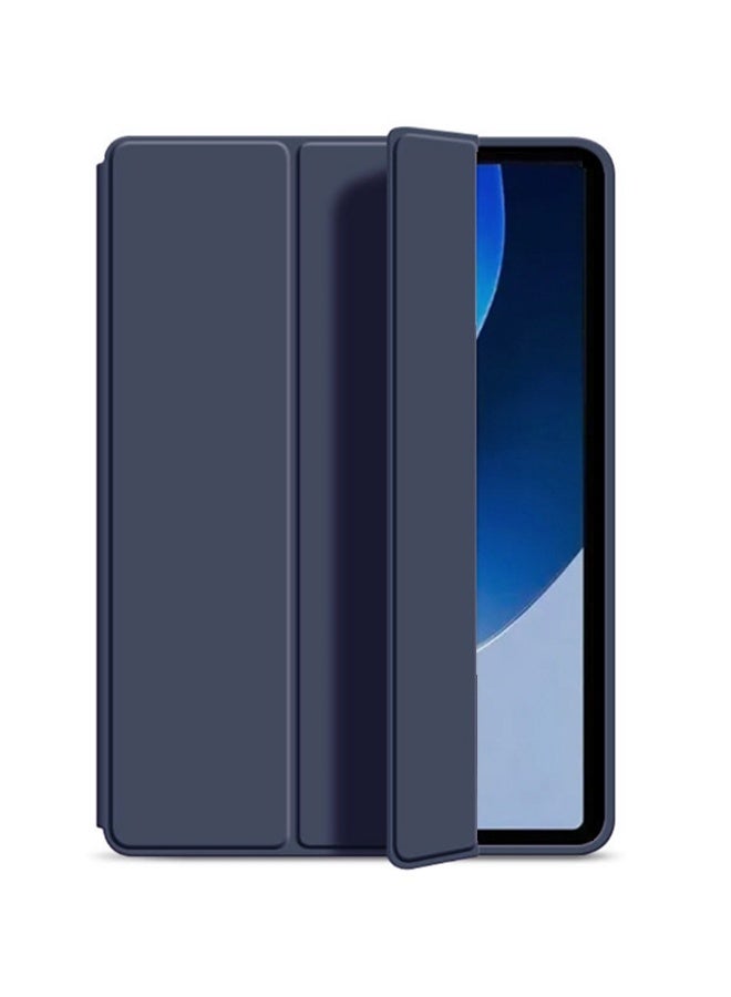 الدخن Redmi الوسادة برو 12.1 بوصة / الدخن بوكو الوسادة 12.1 بوصة الهاتف المحمول شل ، استيقظ التلقائي / النوم ، سامسونج قوس للطي الغطاء الواقي ، مع غطاء تبو لينة ، الأزرق الداكن - Image 1