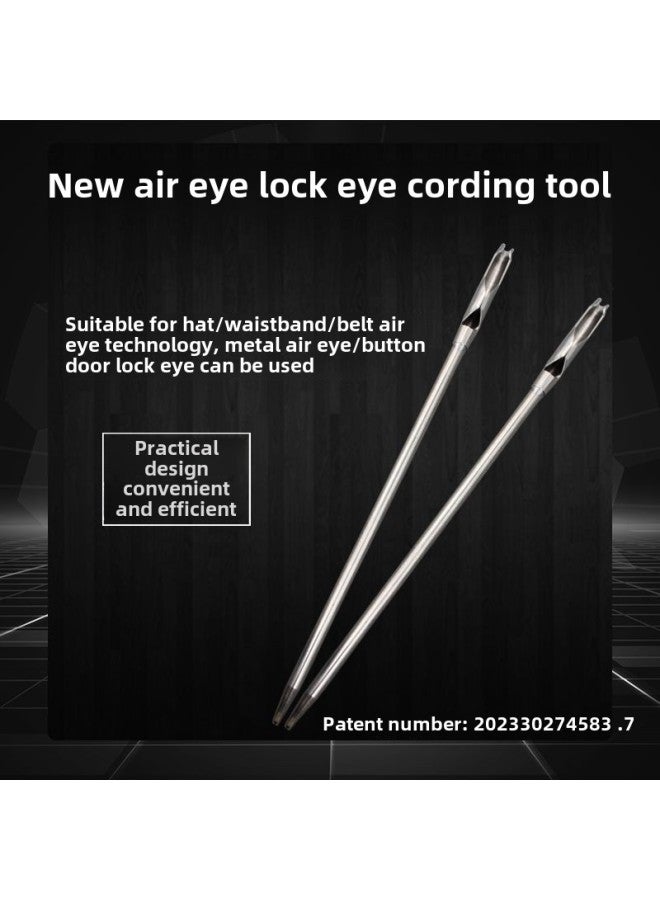 Air Hole Threading Tool Cap Rope Wearing Corns Pants Waist Head Rope Belt Air Hole All Kinds Of Rope Head Over Air Hole-Color:Large Rope  - Image 1