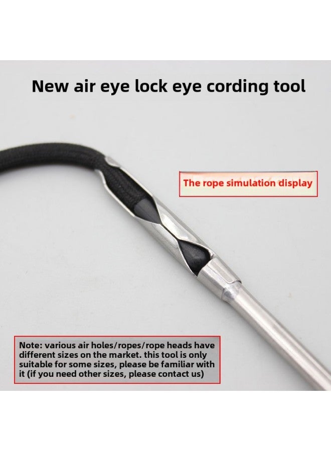 Air Hole Threading Tool Cap Rope Wearing Corns Pants Waist Head Rope Belt Air Hole All Kinds Of Rope Head Over Air Hole-Color:Large Rope  - Image 4