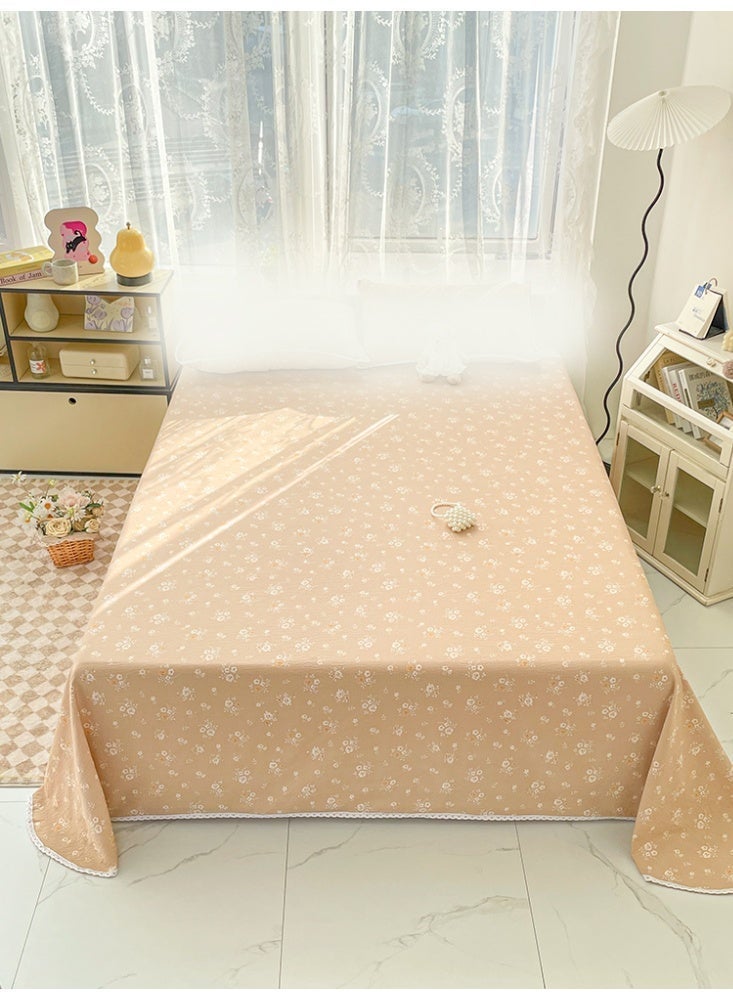 نامالو ملاءة سرير من قطعة واحدة، بنمط زهور، بوليستر ناعم وصديق للبشرة، قابل للتنفس، قابل للغسل في الغسالة، مقاوم للبهتان، بسيط ولكنه أنيق، مناسب لغرف النوم وغرف الضيوف والفنادق - Image 5