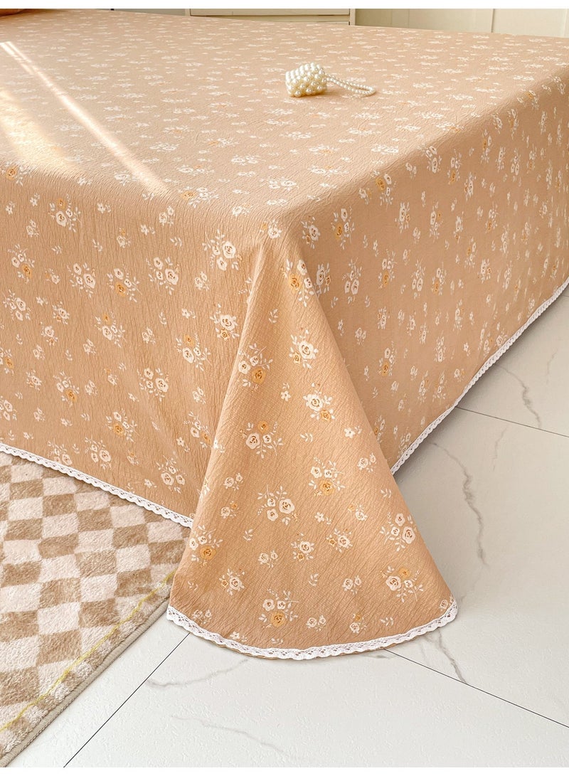 نامالو ملاءة سرير من قطعة واحدة، بنمط زهور، بوليستر ناعم وصديق للبشرة، قابل للتنفس، قابل للغسل في الغسالة، مقاوم للبهتان، بسيط ولكنه أنيق، مناسب لغرف النوم وغرف الضيوف والفنادق - Image 3