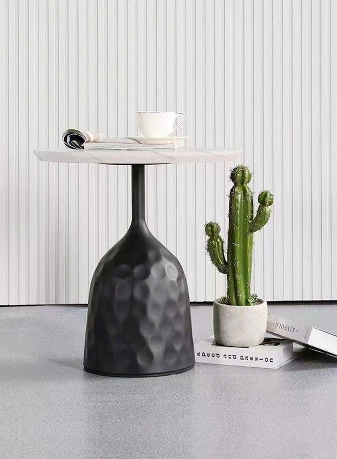 Raffine 1 Piece Modern Stylish Side Tables Round Design with Sleek Finish Versatile and Space Saving Accent Tables for Living Room Bedroom Office Perfect for Small Spaces 58x50 cm - Image 2