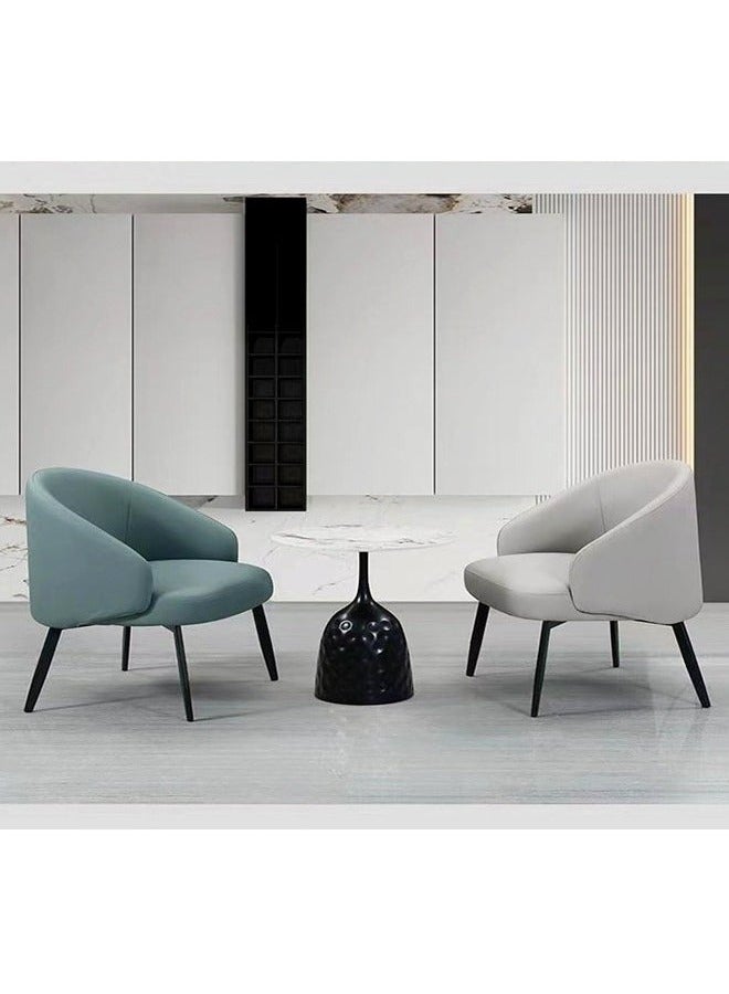 Raffine 1 Piece Modern Stylish Side Tables Round Design with Sleek Finish Versatile and Space Saving Accent Tables for Living Room Bedroom Office Perfect for Small Spaces 58x50 cm - Image 5