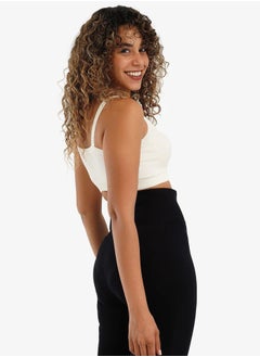 Carina Plunge Neck Crop Top  - Image 1