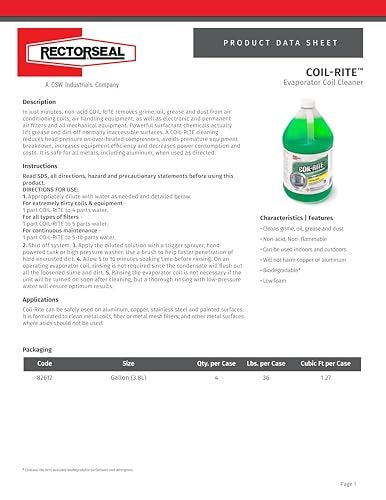 Rectorseal منظف الملف كويل-رايت 82612 سعة 1 جالون من ركتورسيل - Image 2