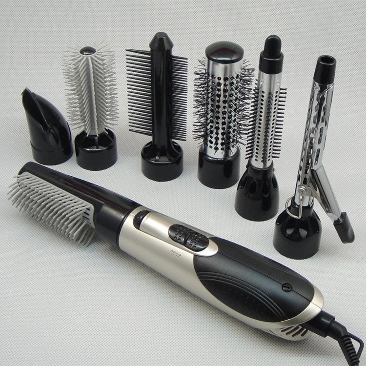 general 700W High-Power Hair Dryer Comb Set Silver + Black