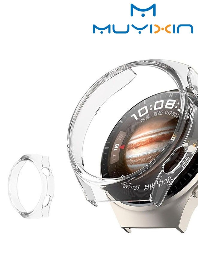 Muyixin حافظة حماية للشاشة من مادة TPU لساعة هواوي GT3 4 Pro شفافة