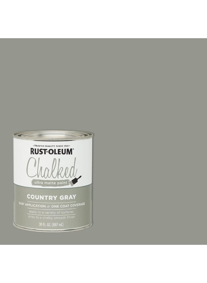 RUST-OLEUM Country Gray Chalked Ultra Matte Paint  - Image 2