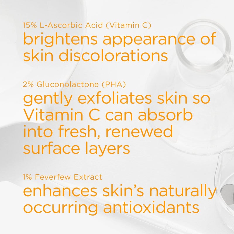 NEOSTRATA 15% Vitamin C Face Serum, PHA + Green Tea Brightening Serum, 0.5 fl. oz. - Image 4