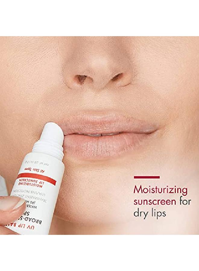 EltaMD بلسم شفاه واقي من الشمس للأشعة فوق البنفسجية SPF 36 بلسم شمس شفاه مع أكسيد الزنك مرطب للشفاه الجافة والمتشققة مقاوم للماء بلسم شفاه SPF خالي من العطور عبوة 1 حجم 0.28 أونصة - Image 3