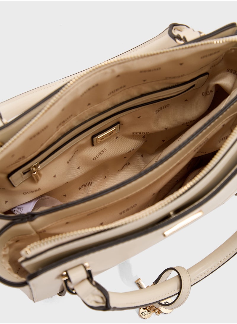 GUESS Daryna 2 Comp Satchel  - Image 5