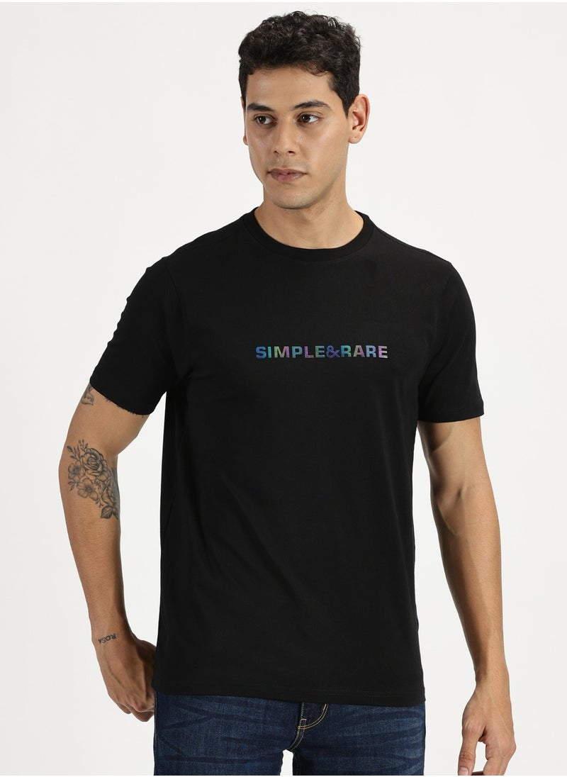 Simple & Rare Simple & Rare Stretchable Men's T-Shirt 