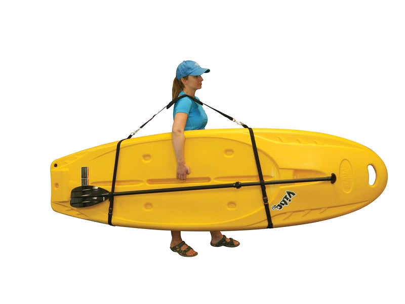 Pelican Boats - Universal SUP & Kayak Comfortable Carrying Shoulder Strap – PS1295-1 - Universal Adjustable Sling with Built-in Paddle Loop - Image 1