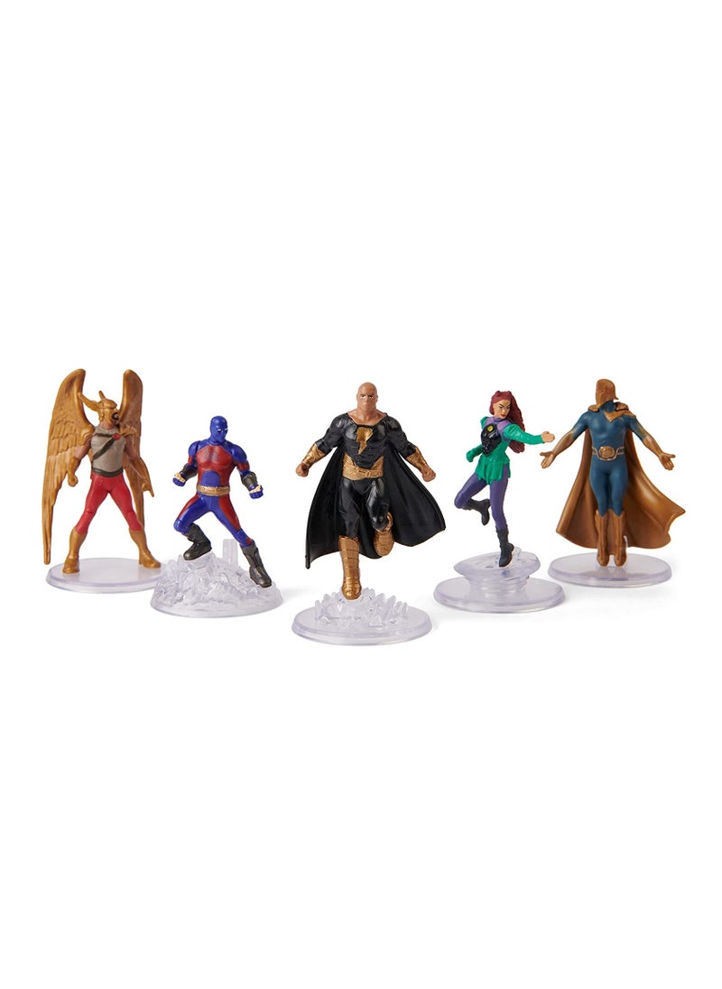 DC Comics Black Adam Movie Figure 2 Inches Pack of 5 Set  - Image 2
