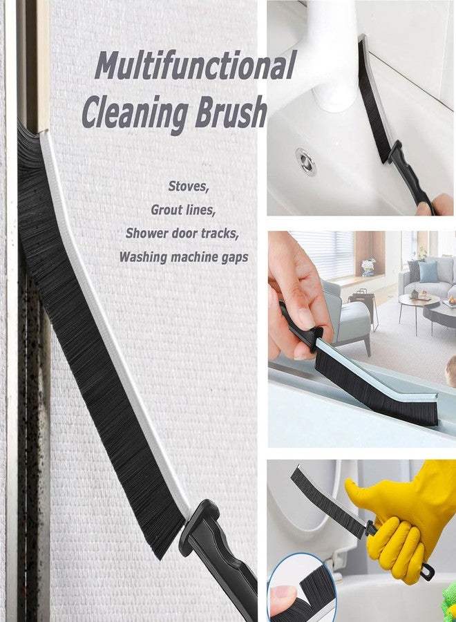 LLQ Crevice Cleaning Brush,6Pack Small Cleaning Brushes Grout Cleaner Brush Toilet Brush Scrub Brush for Shower Tile Skinny Gap Cleaning Tools for Household Use Bathroom Kitchen - Image 3