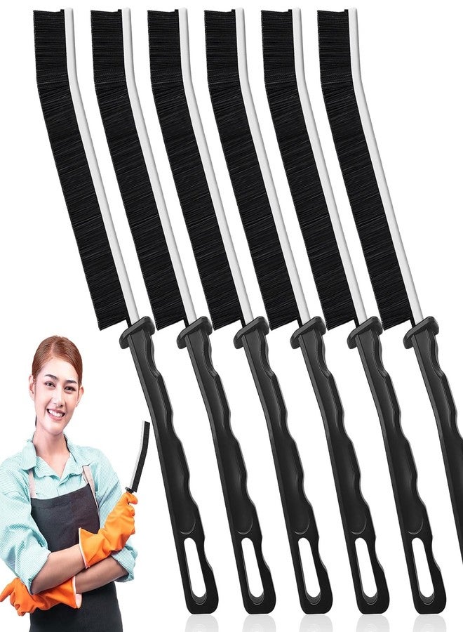 LLQ Crevice Cleaning Brush,6Pack Small Cleaning Brushes Grout Cleaner Brush Toilet Brush Scrub Brush for Shower Tile Skinny Gap Cleaning Tools for Household Use Bathroom Kitchen - Image 1