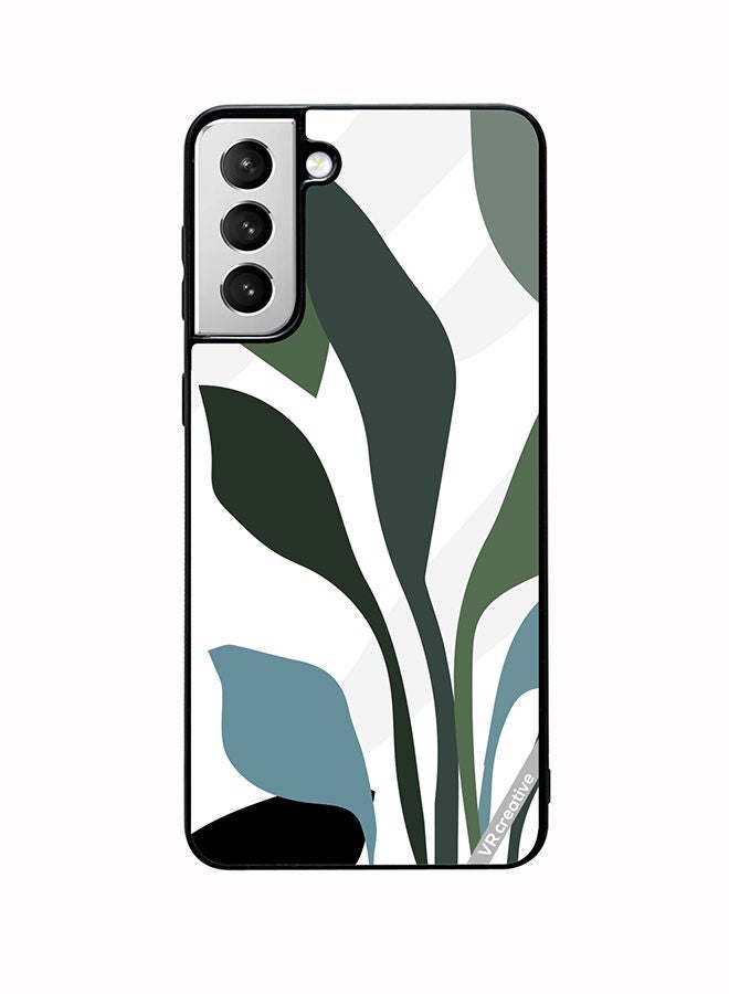 VR CREATIVE Protective Case Cover For Samsung Galaxy S22 Plus 5G Leaf Tropical Design Multicolour - Image 1