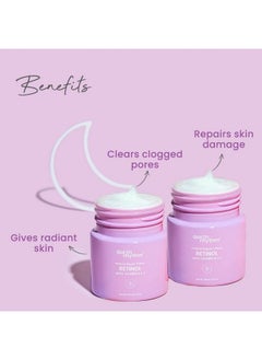 Earth Rhythm Retinol Night Cream Enriched With Vitamin B C & E Clears Clogged Pores Gives Radiant Skin All Skin Type 30Gm  - Image 3