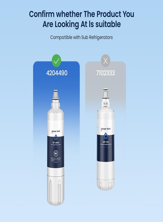 GLACIER FRESH 4204490 Water Filter Replacement for Sub-Zero 4204490, 4290510 Refrigerator Water Filter, 1 Pack - Image 2