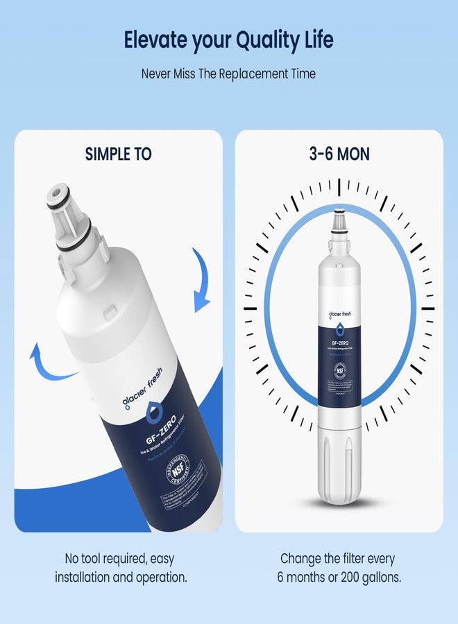 GLACIER FRESH 4204490 Water Filter Replacement for Sub-Zero 4204490, 4290510 Refrigerator Water Filter, 1 Pack - Image 5