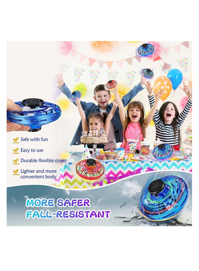 ARGT لعبة الطائرة الدوارة التي تتحكم بها باليد ARGT | طائرة بوميرانغ صغيرة مع أضواء RGB | كرة سحرية UFO تدور 360° للعب في الداخل والخارج - Image 5