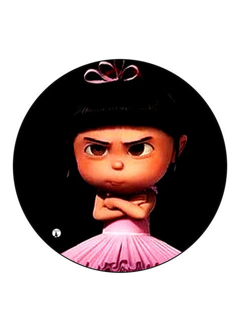 Despicable Me Printed Mouse Pad Round  Multicolour