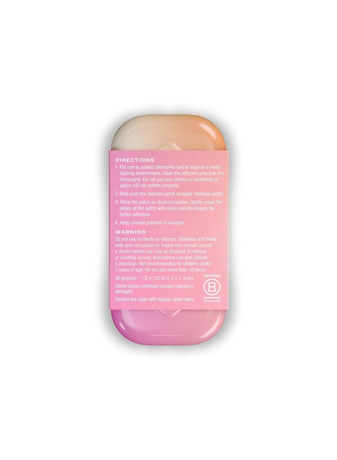 Welly Bandages - Face Savers, Hydrocolloid Acne Blemish Patch, Adhesive, Small Spot Shape, Clear - 36 ct - Image 5