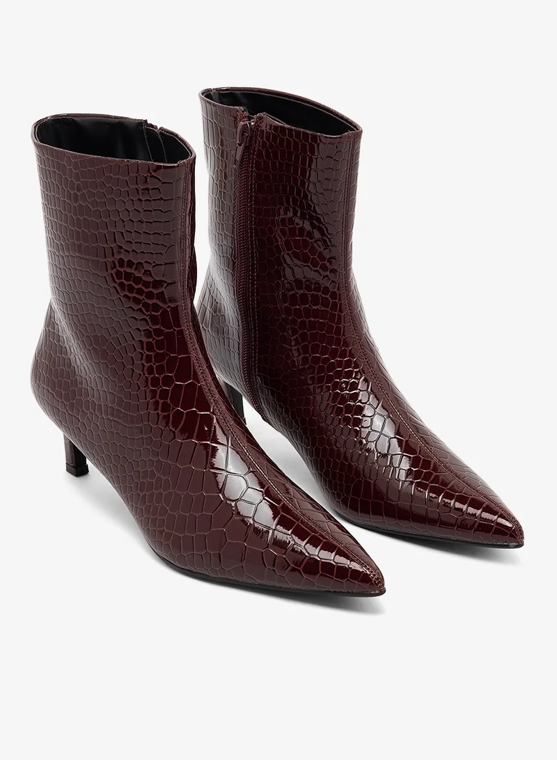 Only  Brixton Heeled Ankle Boots for Women | Best Price UAE