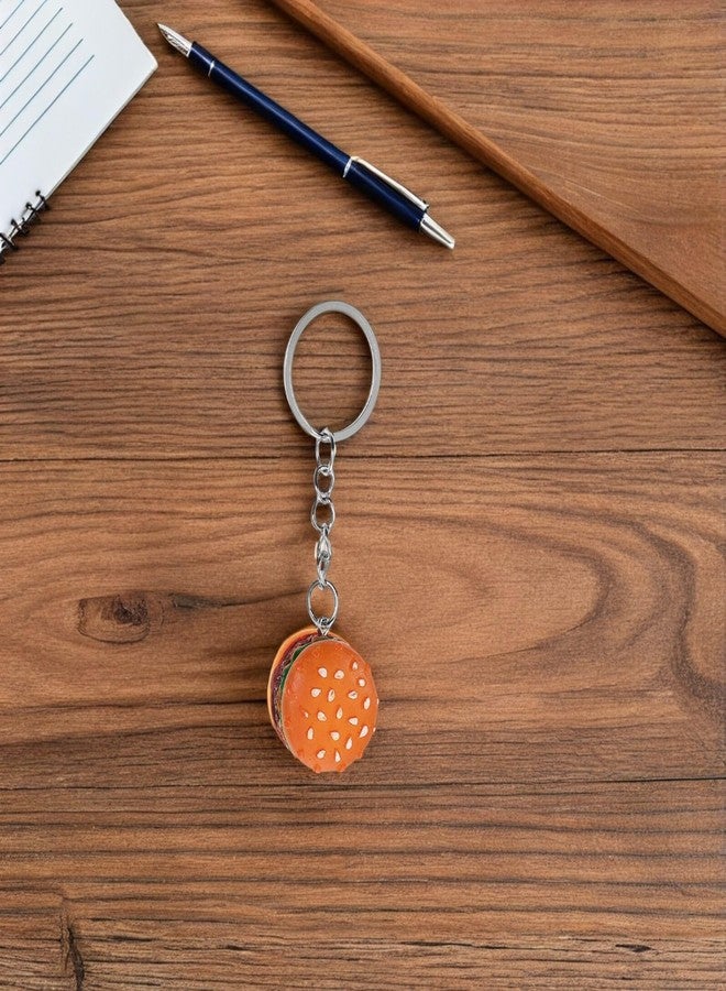 DEARMAMY Hamburger Keychains 10pcs Fast Food Cheeseburger Burgers Key Ring Simulation Food Key Pendant Bag Purse Charms for Birthday Party Favor - Image 5