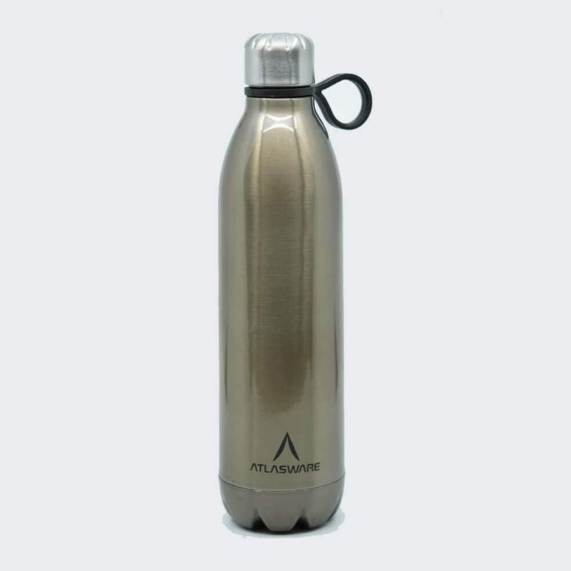 Atlasware 700ml Vacuum Flask - Silver - Image 1