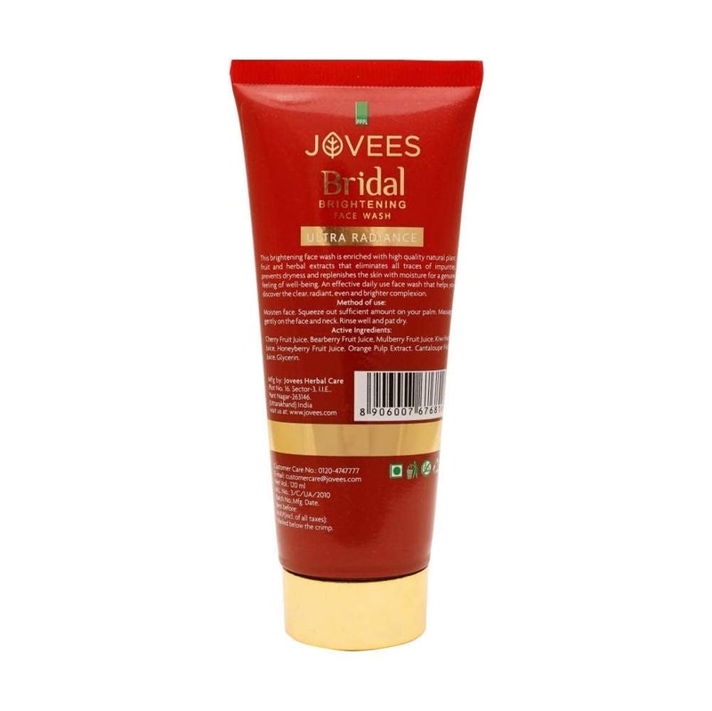 Jovees غسول وجه جوفيز العشبي للعروس لتفتيح البشرة 120 مل - Image 2