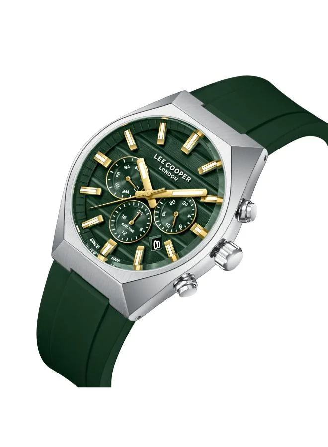 Lee Cooper  Men's Silicone MULTIFUNCTION Watch LC08388.375 - 41 mm for Men | Best Price UAE