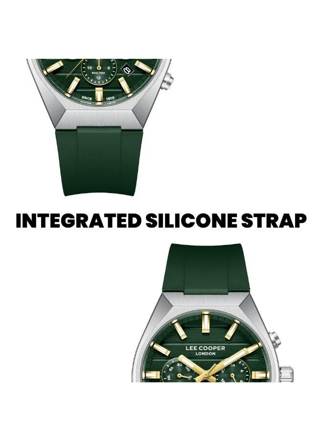 Lee Cooper  Men's Silicone MULTIFUNCTION Watch LC08388.375 - 41 mm for Men | Best Price UAE