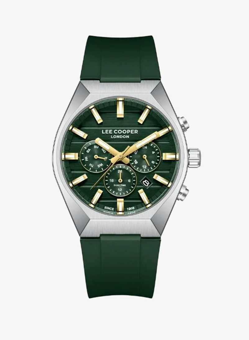 Lee Cooper Men's Silicone MULTIFUNCTION Watch LC08388.375 - 41 mm