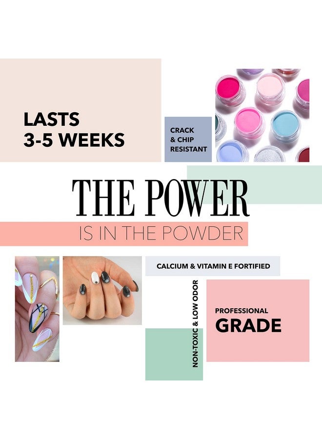 Revel Nail Dip Powder Sheer Pink And French Powder Dip Nail Polish, Chip Resistant Dip Nail Powder With Vitamin E And Calcium, Diy Manicure, Erica & Veronica - Image 3