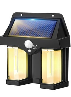 Generic Black Solar Wall Light for Outdoor , Motion Sensor  - Image 1