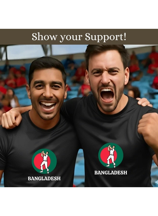 PRINTSHOP4ME Bangladesh Cricket T-Shirt For Men – Breathable Dry-Fit Jersey With Round Neck – Ideal For Cricket Practice,Sports Training,Outdoor Activities And Everyday Casual Wear - Image 5