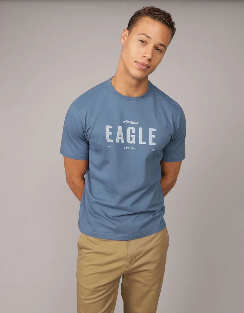 American Eagle AE Logo Graphic T-Shirt