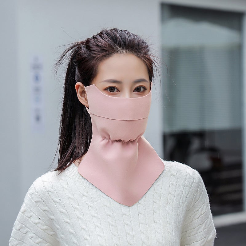 Neck Protection Warm Mask Outdoor Riding Cold-Proof Thickened Breathable Full Face Mask Slimming Face Three-Dimensional Eye Protection Angle Mask - Image 3