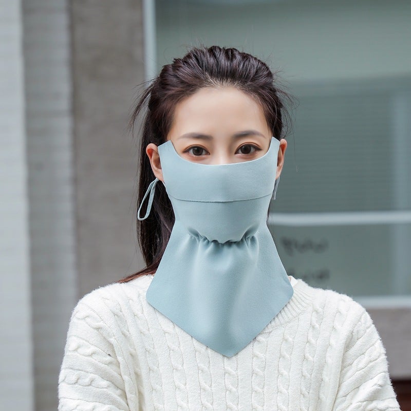 Neck Protection Warm Mask Outdoor Riding Cold-Proof Thickened Breathable Full Face Mask Slimming Face Three-Dimensional Eye Protection Angle Mask - Image 1