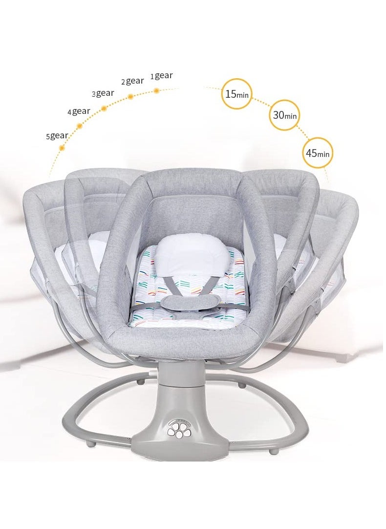 MUMS PLANET - Mastela 3-in-1 Baby Swing for Infants Speed Rocking Chair,Using The APP to Control The Baby Swing - Image 1
