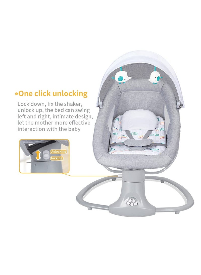 MUMS PLANET - Mastela 3-in-1 Baby Swing for Infants Speed Rocking Chair,Using The APP to Control The Baby Swing - Image 1