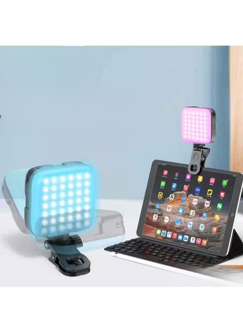 Rotating RGB LED Light for Camera, Phone, and PC – Multi-Mode External Lighting for YouTube, TikTok, and Content Creation - Image 4