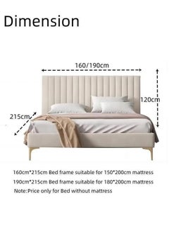Wooden Twist Wooden Twist Concoct Modernize Velvet Upholstery Bed for Luxury Bedroom Contemporary, Stylish, and Elegant  (King Size)  - Image 4