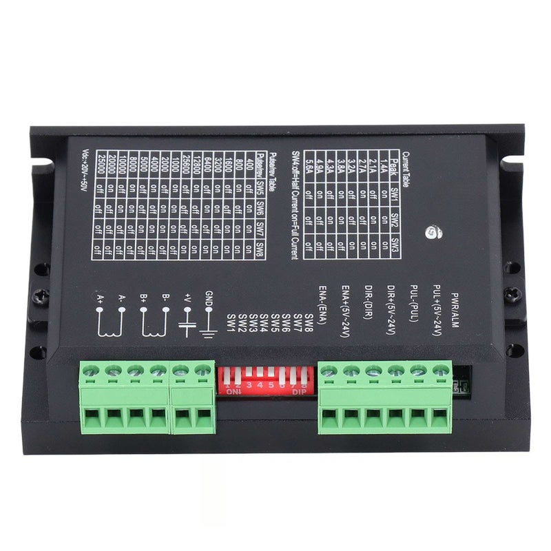 درايفر ديجيتي بخطوات دقيقة لمحول محركات خطوة NEMA23 NEMA34 57 86، 2 مرحلة، 5.6A DM556 - Image 1