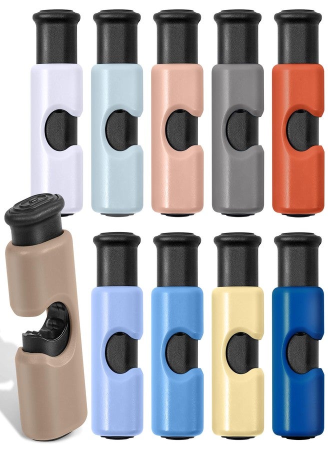 VALUCKEE 10 Pack Squeeze and Lock Bread Bag Clips, Bread Clips Resuable, Bag Clips for Food Storage, Sturdy Bread Cilp, Heavy Plastic, Handy Bag Cinch, Easy to Use with Bread Bag Closures, 10 Colors - Image 2