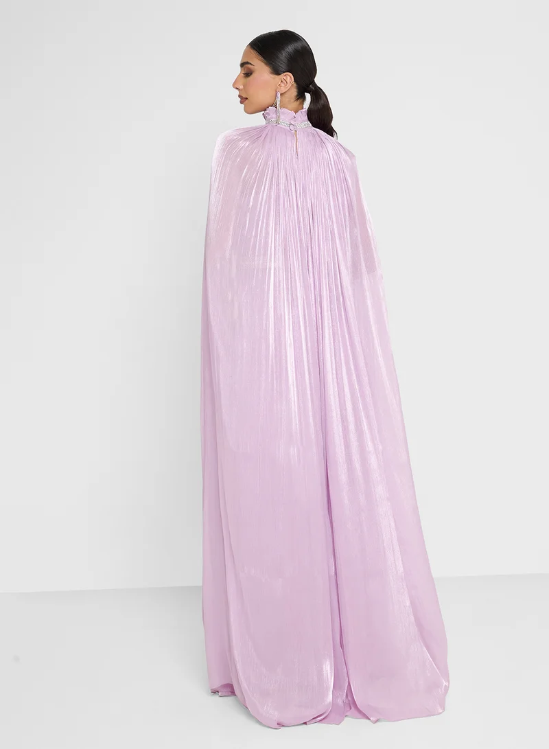 Golden Apple 2Pcs Set Belted Maxi Dress