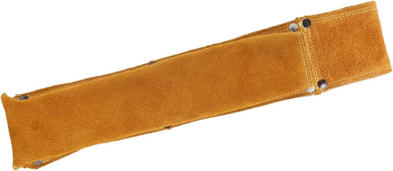 Welding Rod Holder Waist Bag, Thickened Cowhide, Wearable, Anti - Scald, Durable Tool Storage - Double Layer Leather, Reinforced Rivets, Ideal for Welders and Hardware Work - Image 2