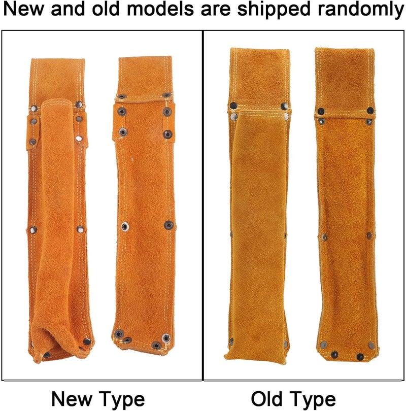 Welding Rod Holder Waist Bag, Thickened Cowhide, Wearable, Anti - Scald, Durable Tool Storage - Double Layer Leather, Reinforced Rivets, Ideal for Welders and Hardware Work - Image 3