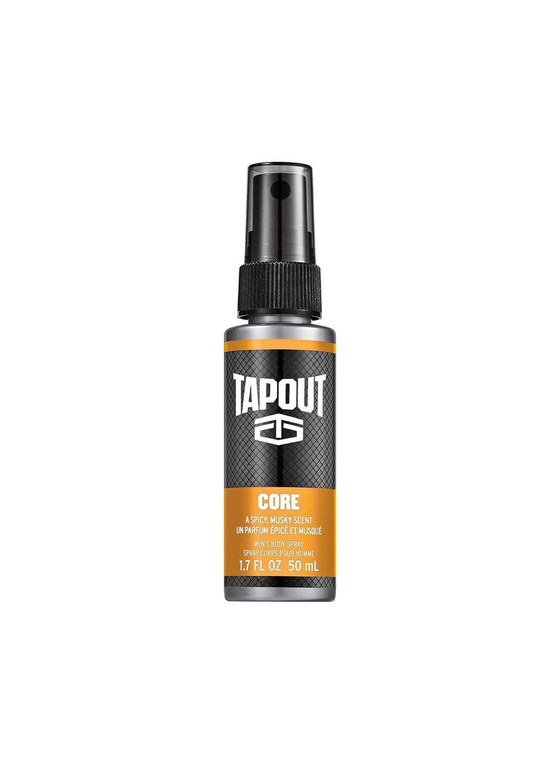 TapouT Tapout Core Body Spray for Men  Travel Spray 15 Ounce 